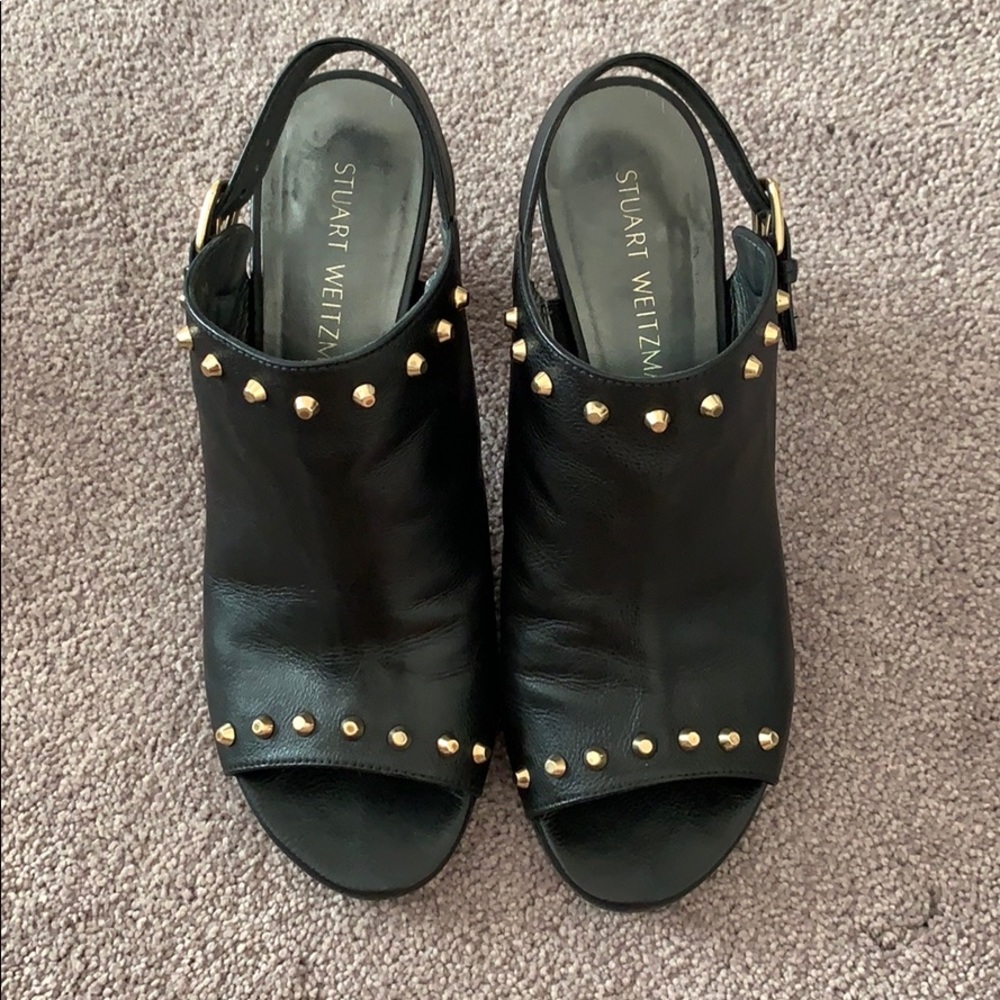 Studded Stuart Weitzman Mules